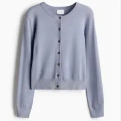 H&M ファインニットカーディガン　青　サイズMのサムネイル