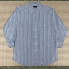 【古着】Christian Dior クリスチャンディオール ストライプシャツ