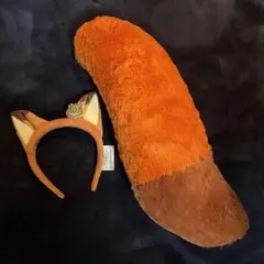 【ズートピア】ニック カチューシャ&しっぽ セット 上海ディズニー