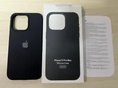 【新品】　iPhone15ProMax シリコンケース・ブラック　純正互換品