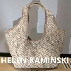美品 キタムラ バンクアン カゴバッグ カゴ型ハンドバッグ 刺繍 牛革