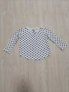 プチバトーPETIT BATEAUドット柄カットソー4ans/104cm