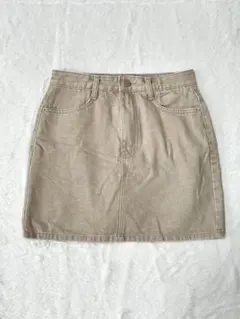 portena ポルテナ カーキ デニム スカート 韓国