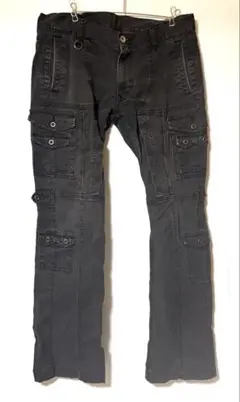 00s archive flared cargo pants 多ポケット y2k - メルカリ