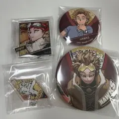 ヒロアカ　ホークス　アクリルスタンドチャームコレクション、缶バッジセット