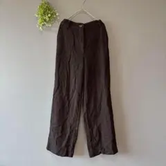 ザラ［XS］クールカジュアル◎メンズ◎涼し気コットン100◎サーマルワイドパンツ