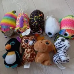 Ty Beanie Boos ぬいぐるみ 9点セットのサムネイル
