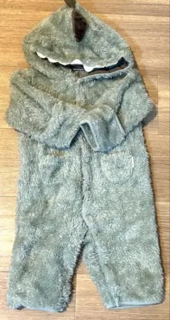 プティマイン　恐竜　きぐるみ　ロンパース 80cm