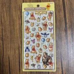 【正規品】ボンボンドロップシール　ディズニー　くまのプーさん　サンスター文具