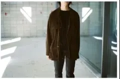 COMOLI ディアスエード ミリタリージャケット