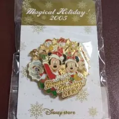 ディズニーのピンバッジ  2005年 クリスマス