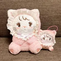 mikko ふわふわBABYぬいぐるみ　マスコット ムース　2点セット