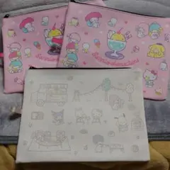 新品 サンリオ サンリオキャラクターズ ポーチ 3点 セット まとめ売り