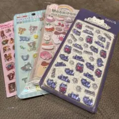 シール ぷくぷくキャンディシール もちぷにシール ぷくぷくシール ４種 ②