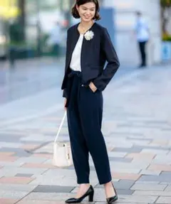 ジーラ【新品】ツイードジャケットパンツセットアップ4点セット