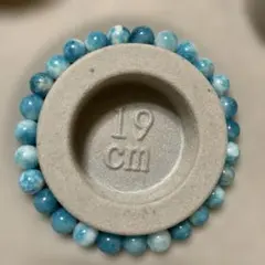 ラリマーブレスレット8mm19cm