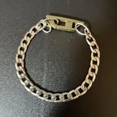 DIESELシルバー ステンレス チェーンブレスレット