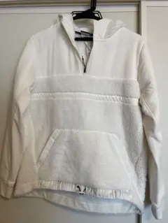 【ねむ 様専用】New Balance フリースプルオーバー S ホワイト