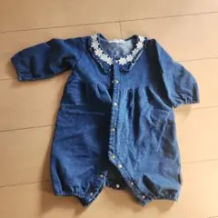 コンサバンスブルー デニムロンパース 80cm