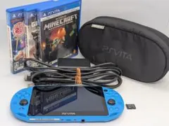 PS Vita PCH-2000 アクアブルー ソフトセット 4GBメモリ付属