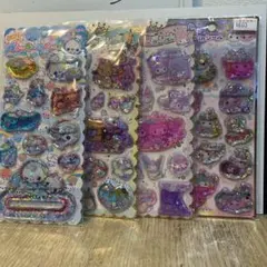 ◾️ウォーターシール4個セット◾️サンリオ、あわわちゃん