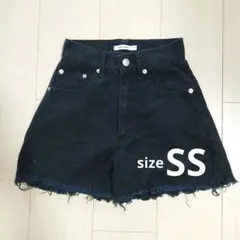 WEGO STANDARD ウィゴー 台形ブラックショートパンツ XS