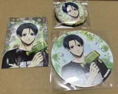 ブルーロック ツリービレッジ カフェ 潔世一 缶バッジ、特典カード コースター