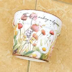 デコパージュꔛꕤ ミニハンギングリメ缶♡薔薇♡インテリア♡小物入れ