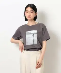 【新品・B品】COMME CA ISM　フォトプリントTシャツ　11号