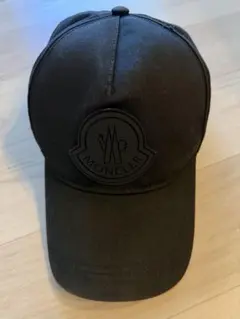 MONCLER ベースボールキャップ ブラック - メルカリ