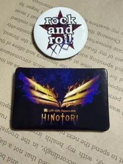 B'z LIVE-GYM Pleasure 2018 HINOTORI バッジ