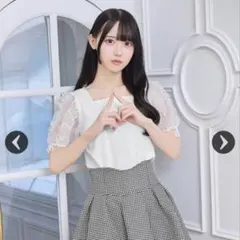 美脚になれるスカート♥千鳥柄(インナーパンツ付き)