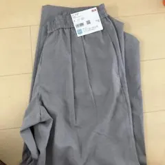 UNIQLO イージータックパンツ S グレー