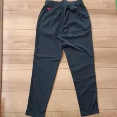 Mizuno トレーニングパンツ 黒 ピンク刺繍 Ｓレディース