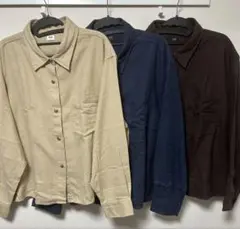 ※1枚毎のお値段 UNIQLO フランネルボクシーシャツ