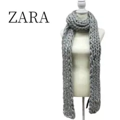 ZARA ザラ グレー マフラー カジュアルのサムネイル