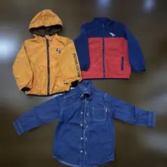 子供服（男の子）ジャンパー&デニムシャツ