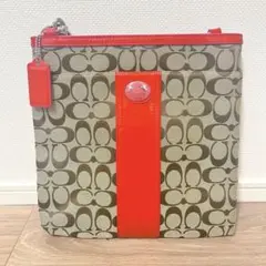 COACH ロゴパターン ショルダーバッグ　コーチ