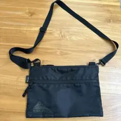 KELTY ブラック ショルダーバッグ サコッシュ
