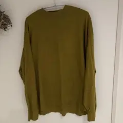 AMERICAN HOLIC 長袖ニットセーター L オリーブグリーン