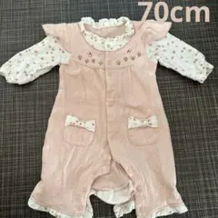 女の子ベビー服セット　2点　70cm 50〜60cm ピンク