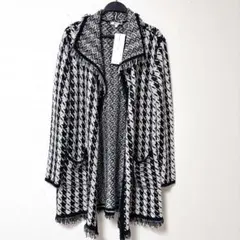 ✨タグ付き✨MaxMara マックスマーラ ロングカーディガン 千鳥柄 Lのサムネイル