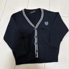 COMME CA ISM 黒 カーディガン 90サイズ