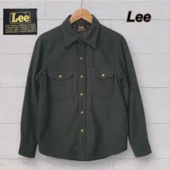 Lee リー　ダークグリーン CPO ウール　シャツジャケット