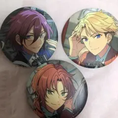 あんスタ　五周年缶バッジ　七種茨 月永レオ 鳴上嵐