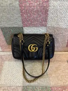 GUCCI ブラック ショルダーバッグ