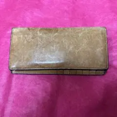 COACH ブラウンレザー長財布　公式　アメリカ　直営店　コーチ