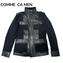 【mifuu】コムサメン　ラムレザーミリタリージャケット　レザー　スエード 2026年最新】COMME CA MEN メンズ ミリタリージャケットの人気アイテム