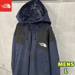 ノースフェイス　新品　マウンテンパーカー　ネイビー　ブラック　メンズL