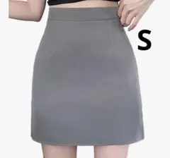 [syvent] スカート ハイウエスト Aライン ショートスカート